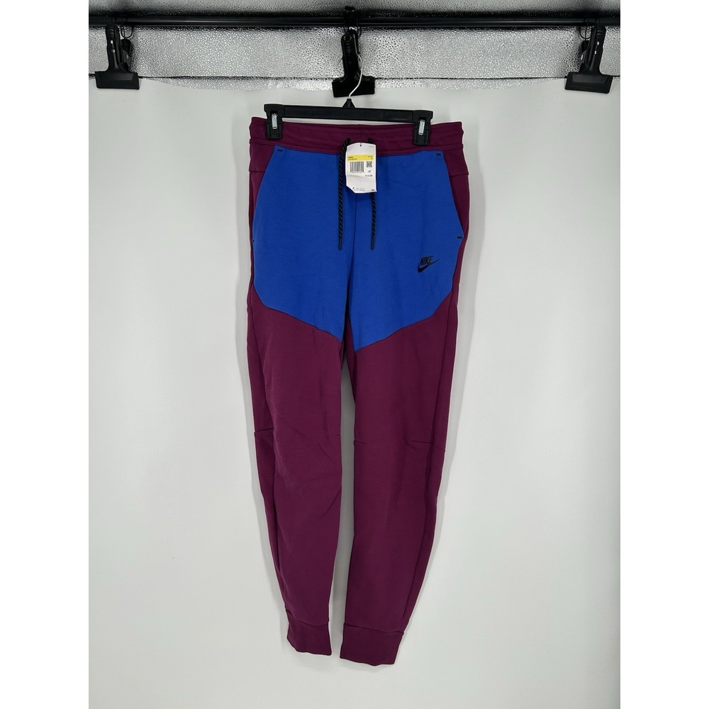 Nike Sportswear Tech Fleece Joggers Pants Sweatpants Sangria Royal CU4495-610 S